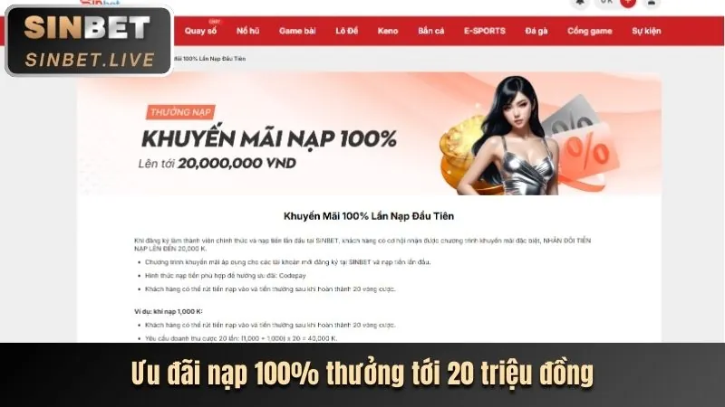 Khuyến mãi thành viên mới 188BET
